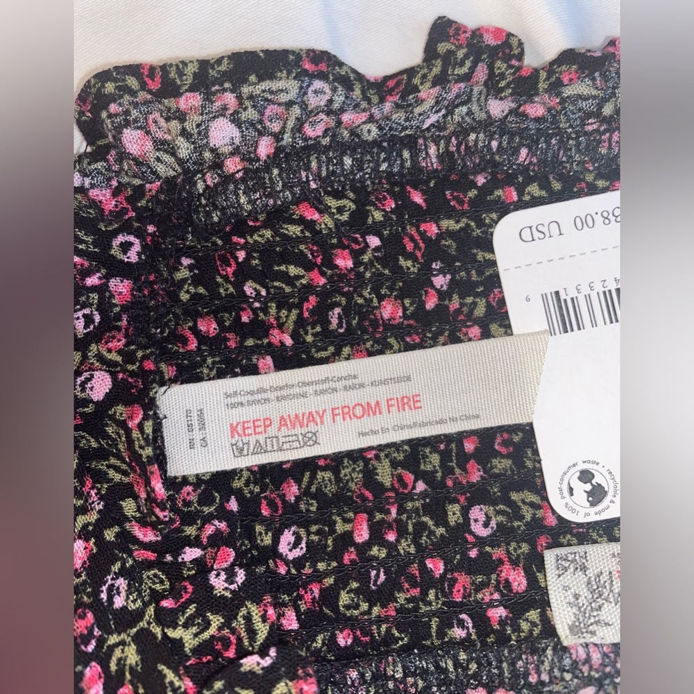 *230.  Free People Picnic Ruffle Bandeau Top - Picture 11 of 12